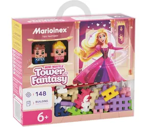 MARIOINEX Waffel-Mini-Prinzessinnen-Bausatz - Fantasieturm / Waffelwürfel