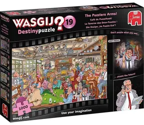 JUMBO-Puzzle Wasgij in einem englischen Pub / 1000 Teile / ab 12 Jahren