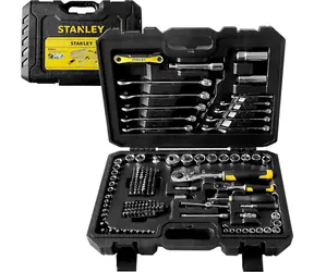 Stanley 175-teiliger Schraubenschlüsselsatz / Schraubenschlüsselsatz / 1/4" und 1/2"