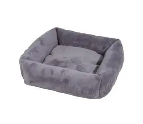 I Love Pets Olala Cube LOW A26 grau / Hundebett / 53x53 cm