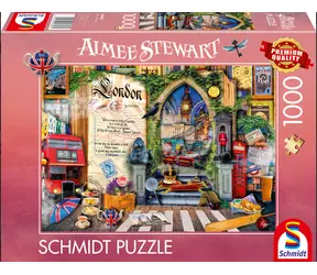 Schmidt Puzzle Aimee Stewart: Erinnerungen an London / 1000 Teile / 69,3 x 49,3 cm / ab 12 Jahren