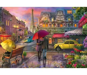 Schmidt Puzzle Der Zauber des Regens in Paris / 500 Teile / ab 10 Jahren