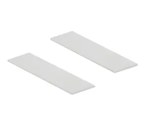 DeLock 18287 / Wärmeleitpads für M.2 / 2 Stück / 70 x 20 mm / 1,75 und 0,75 mm / grau
