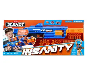 Zuru Kinderpistole X-Shot Insanity Berzerko / 48 Darts / Schussweite 27 m / ab 8 Jahren