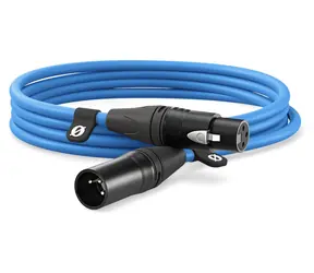 Rode XLR3M-B blau / Kabel XLR (M) - XLR (F) / 3 m