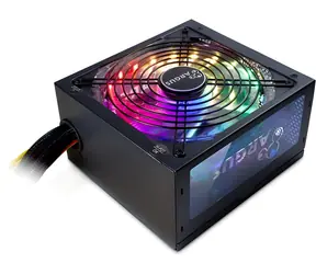 Inter-tech Argus RGB-500W II schwarz / PC-Anschluss / ATX / 500 W / 80 PLUS Bronze / RGB