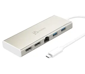 J5Create USB-C Dual HDMI Multi Dock weiß