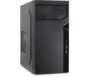 Inter-tech IT-6505 Retro Micro Tower schwarz / PC-Gehäuse / mATX / 2x USB 3.0