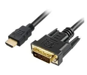Sharkoon HDMI - DVI-D schwarz / Kabel / 24+1 / 1 m / max. 3840x2400