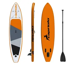 CAPRIOLO Paddleboard Orange / 335 x 83 x 15 cm / Tragfähigkeit 150 kg