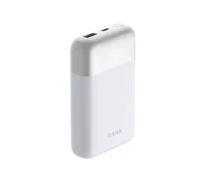 D-Link DPP-101 10000 mAh weiß / Powerbank / USB-C + USB-A / 18W PD3.0, QC3.0 / LED-Anzeige