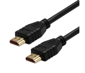 Logo HDMI 2.1 Kabel Stecker-Stecker schwarz / HDMI-Videokabel / 3 m / 8K / 60 Hz / 48 Gbit/s