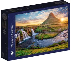 BlueBird Puzzle Kirkjufellsfoss Wasserfall / 2000 Teile / Größe 96 × 68 cm