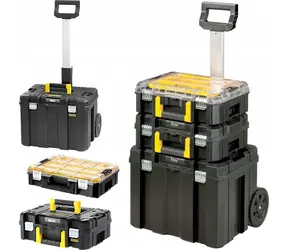 Stanley FMST1-80101 / PRO-STACK Mobiler Werkzeugkoffer / 69,3 × 53,5 × 44,6 cm