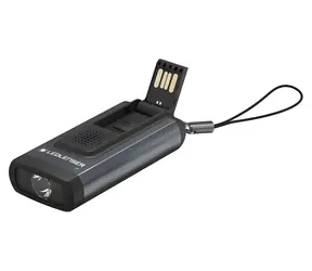 Ledlenser K6R Sicherheitsgrau / Taschenlampe / Personenalarm / 400 lm / USB-Ladefunktion