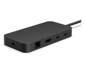 Microsoft Surface USB4 Dock / Dockingstation / 2x USB4 40 Gbit/s / USB-A 3.2 / HDMI 2.1 / RJ-45 / 65 W PD