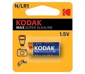 Kodak MAX SUPER Alkaline-Batterie LR1 / 1 Stück / Blisterverpackung
