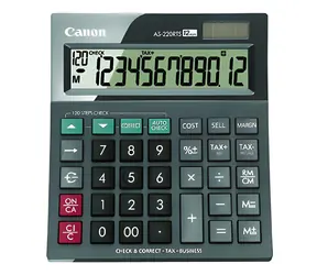 Canon AS-220RTS grau / Taschenrechner / 12-stellig / Desktop