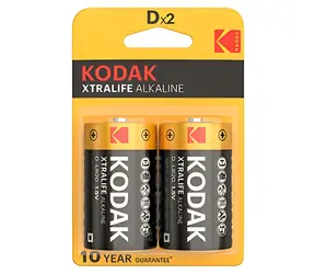 Kodak XTRALIFE / Alkaline-Batterie D (LR20) / 2 Stück / 1,5 V