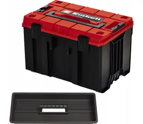 Einhell E-Case M schwarz/rot / Werkzeugkoffer / 420x250x280 mm / Tragfähigkeit 90 kg