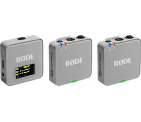 Rode Wireless GO III grau / Drahtloses Mikrofonsystem / 2,4 GHz / Reichweite 260 m / 32-Bit-Float-Aufnahme