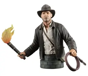 DIAMOND SELECT Büste Indiana Jones / Jäger des verlorenen Schatzes / Maßstab 1:6 / SDCC 2023 Exklusiv / 15 cm