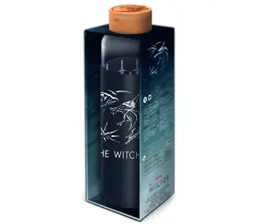 STOR Trinkflasche The Witcher / 580 ml / Glas / Silikonhülle