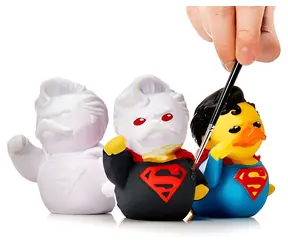 NUMSKULL TUBBZ Ente DIY DC Comics Superman / Ausmalbild / Sammelfigur