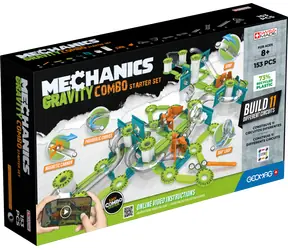 Geomag Magnetbaukasten Mechanik-Starterset / 153 Teile / ab 8 Jahren