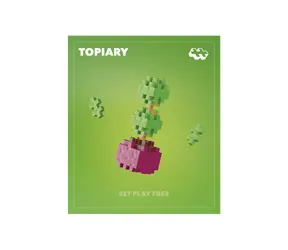 PLUS- PLUS Bausatz Blumen Topiary / ab 5 Jahren