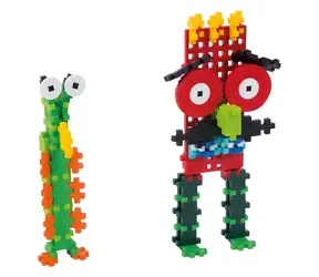 PLUS- PLUS Bauset: Lerne, Monster zu bauen / 240 Teile