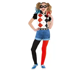 Amscan Harley Quinn Kinderkostüm / Kostüm / 10-12 Jahre (140-152 cm)