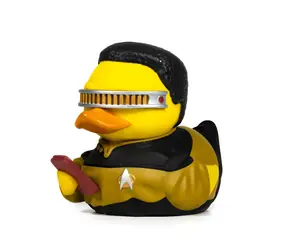 NUMSKULL Sammelfigur Duck TUBBZ Star Trek - Geordi La Forge / Cosplay-Figur / ca. 9 cm / lizenziertes Merchandise