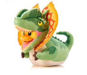 NUMSKULL TUBBZ Entenplüschtier Jurassic Park Dilophosaurus / Sammelfigur / Plüschtier / 20 cm