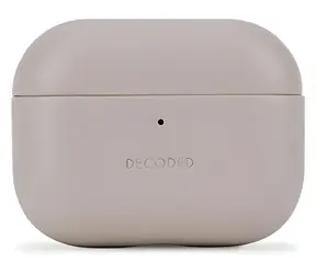 Decoded Leder-Schutzhülle beige / Hülle / für Apple AirPods Pro 3 / Leder