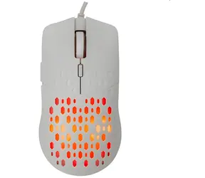 Baracuda OCTOPUS weiß / Gaming-Maus / Optischer Sensor / 6D / 3600 DPI / RGB / USB