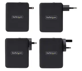 StarTech 140W GaN schwarz / Netzteil / 3x USB-C / 1x USB-A / Power Delivery