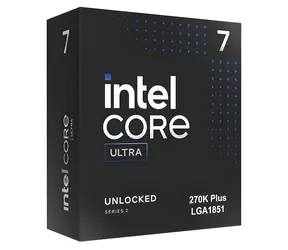 Intel Core Ultra 7 270K PLUS / Prozessor / LGA1851 / 24 Kerne, 24 Threads / TB 5,5 GHz / L3 36 MB / DDR5-7200 / 250 W