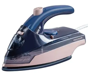 ProfiCare PC-DB 3125 blau, rosa / Reisebügeleisen / Dampffunktion / Keramiksohle / 800 W