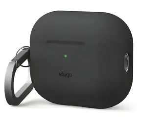 Elago AirPods Pro 3 Silikon-Hängehülle schwarz / Kopfhörerhülle / Silikon / Karabiner