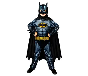 AMSCAN Batman-Kostüm für Kinder, 8-10 Jahre (128-140 cm) / Kostüm und Umhang mit Maske
