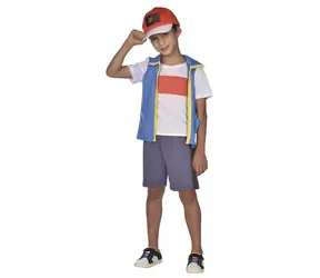 Amscan Pokémon Ash Kostüm für Kinder / 6-8 Jahre