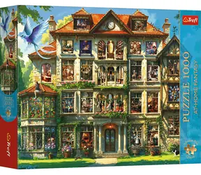 Trefl Puzzle Premium PLUS - Fantasie für Zuhause: Ein Herrenhaus voller Geheimnisse / 1000 Teile / 68,3 x 48 cm / ab 12 Jahren