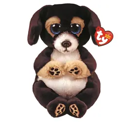 Ty Plüschhund Ranger schwarz / 15 cm