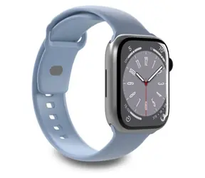 Puro Icon Armband in Puderblau / Silikonarmband / für Apple Watch 42/44/45/49 mm