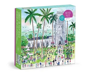 Galison Puzzle Michael Storrings Sonntag in Palm Beach / 500 Teile / ab 8 Jahren