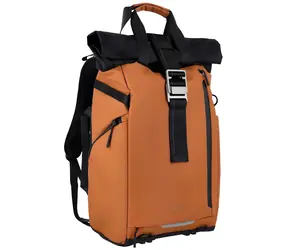 Rollei Fotoliner Ocean Rolltop orange / Rucksack für Fotoausrüstung / 45 × 31 × 20 cm