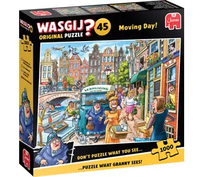 JUMBO Puzzle Wasgij Original 45: Moving! / 1000 Teile / ab 15 Jahren