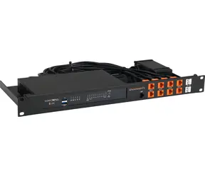 Rackmount.IT RM-SW-T12 schwarz / Rackmontage-Kit / für SonicWall TZ570, TZ570W, TZ670 / 1 HE