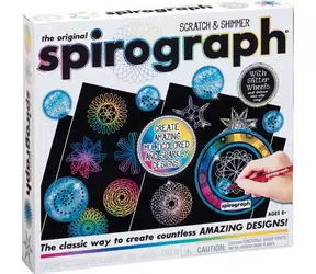 SPIROGRAPH Scratch & Shimmer Kreativset / Mandalas / ab 8 Jahren